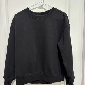 Athletic Works Black Crewneck Sweatshirt, Sz S